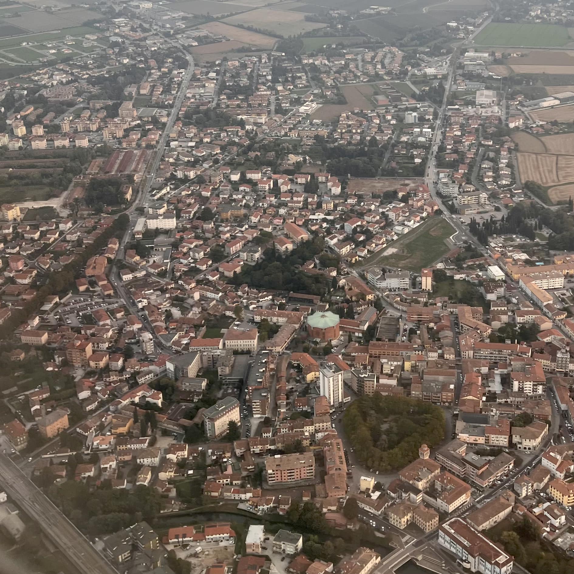 cervignano del Friuli vista dall'alto
