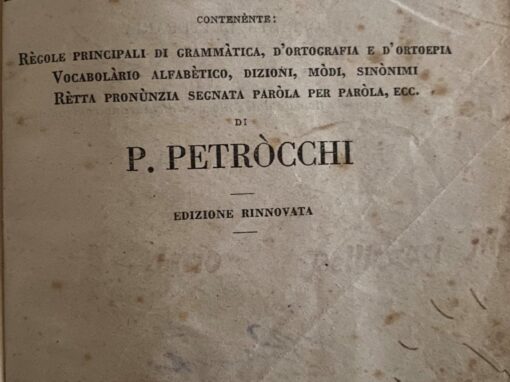 Il mio vocabolario Il mio vocabolario